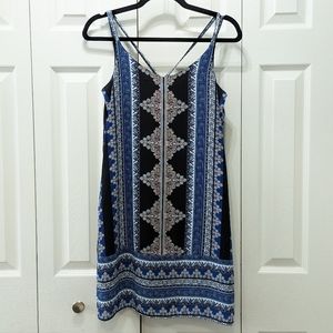 Pink Republic Small Silky multi-colored Shift Dress